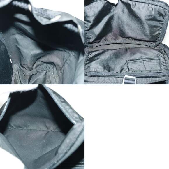 PRADA Shoulder Bag Nylon Black - Picture 13 of 13